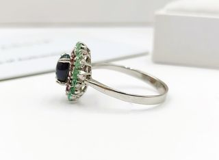 Anillo Plata Ópalo Peridotos y Granates