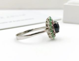 Anillo Plata Ópalo Peridotos y Granates