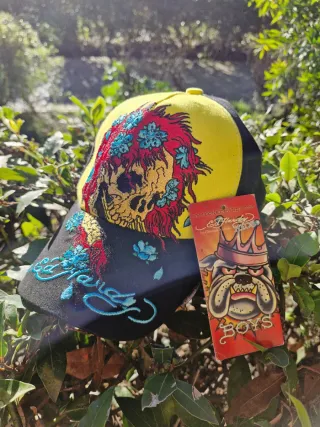 Gorra niño Ed Hardy Negra y Amarilla