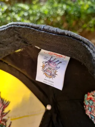 Gorra niño Ed Hardy Negra y Amarilla