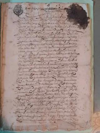 Legajos antiguos S. XVII y XVIII.