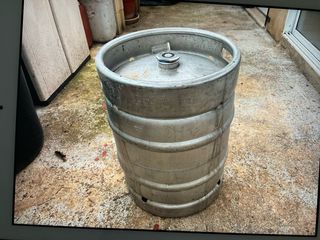 Barril cerveza acero inoxidable