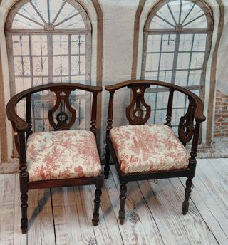 Coppia poltroncine vintage anni '70