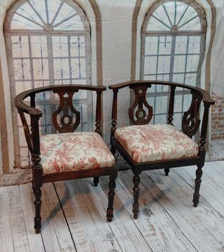 Coppia poltroncine vintage anni '70