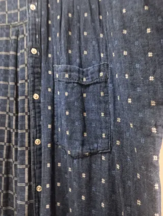 Camisa oversize azul