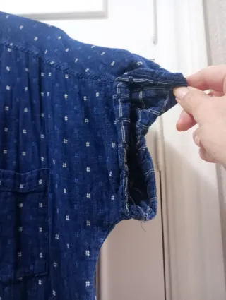 Camisa oversize azul