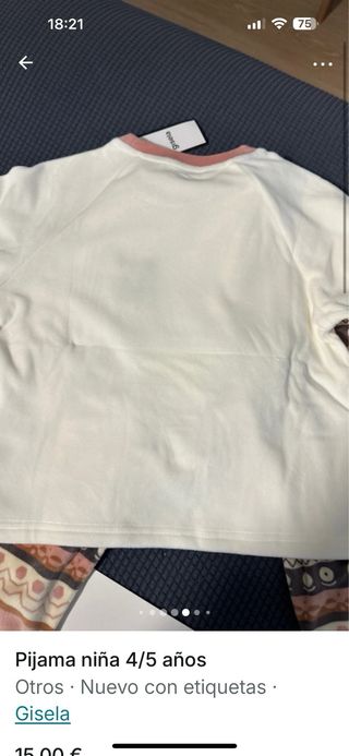 Pijama niña Gisela 4/5 años