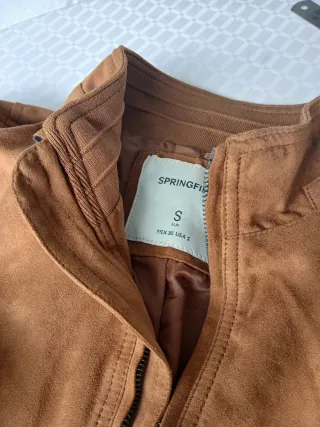 Chaqueta tipo ante Springfield Talla S forrada