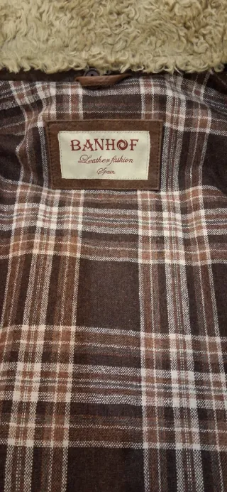 Cazadora piel Hombre Marrón