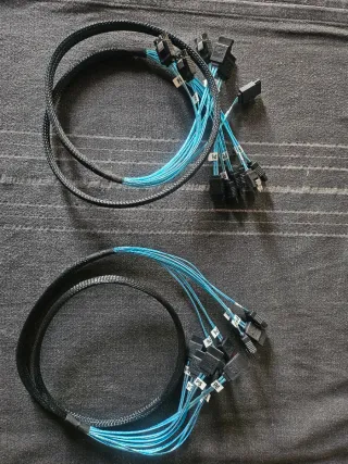 2 cables SATA 6pcs/set 6Gbps 1m