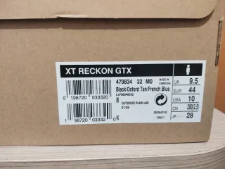 Zapatillas Salomon Senderismo Gore-Tex Negras/Azul