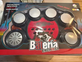 Batería Electrónica Infantil Drum King