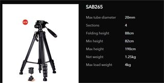 Trípode Cambofoto SAB265