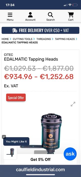 Roscadora Edalmatic EDM-R312