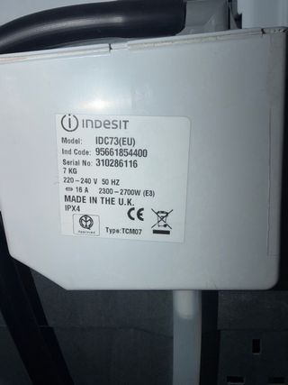 Secadora Indesit 7kg
