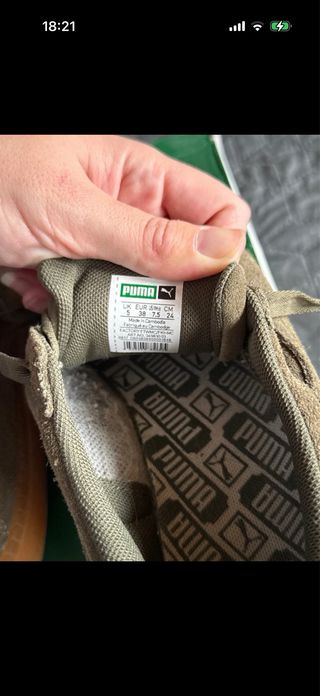 Zapatillas Puma Suede Verde oliva/Marrón