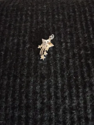 Colgante Estrella Morada y Plateada