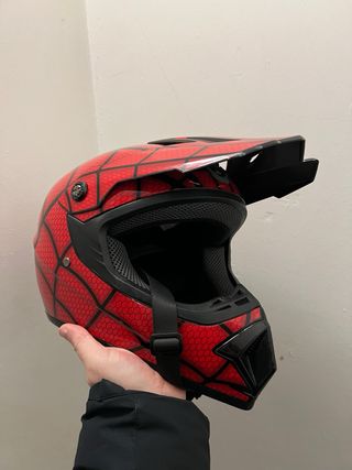 Casco Motocross Infantil Spiderman