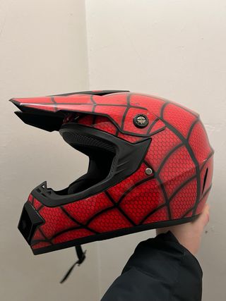 Casco Motocross Infantil Spiderman