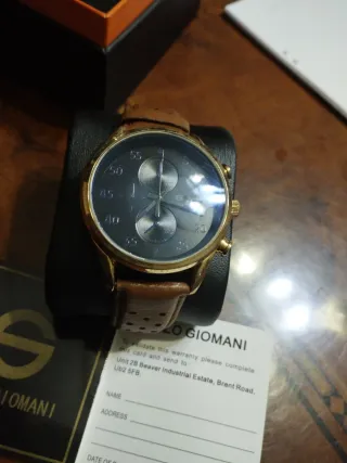 Orologio Enzo Giomani Uomo Oro Marrone