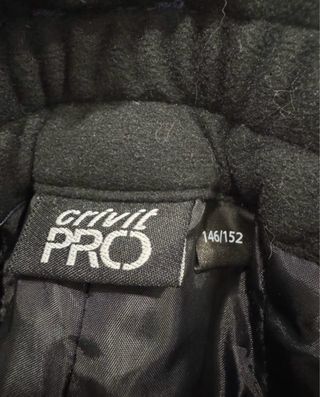 Pantalón de esquí azul con tirantes