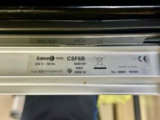 Conjunto placa vitrocerámica y horno Saivod usado