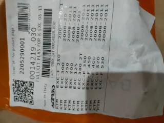 Careta Acerbis KTM Blanca