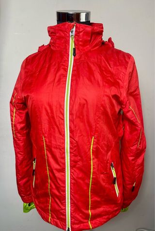 Chaqueta Crivit Deportiva Roja con Capucha