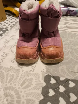 Botas de nieve niña rosas