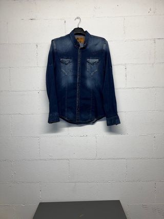 Camicia in Denim Blu