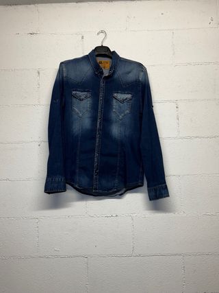 Camicia in Denim Blu