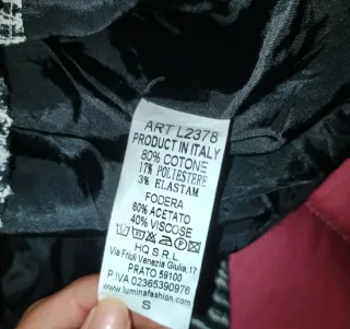 Blazer corto vintage elegante