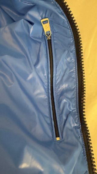 Cazadora Moncler original Azul y Blanca