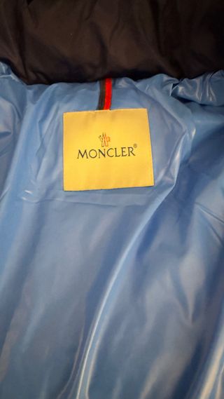 Cazadora Moncler original Azul y Blanca