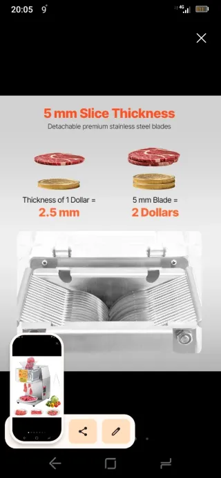 Rebanadora de carne profesional