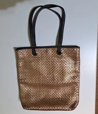 Bolso Tote Ballco piel color bronce