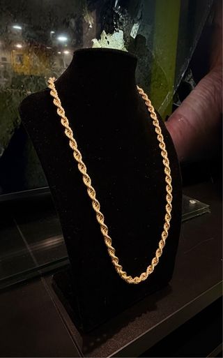 Cadena Cordón Salomónico Oro 18k