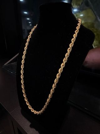 Cadena Cordón Salomónico Oro 18k