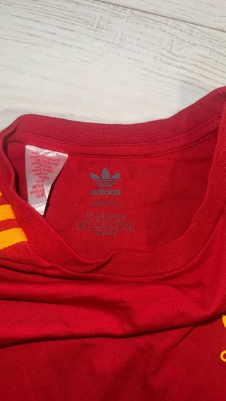 Camiseta Adidas Niño 14/16 años Roja y Amarilla