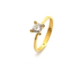 E1793426-25 Sortija Oro 18k Circonita Talla 14