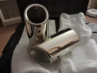 Colas de escape cromadas