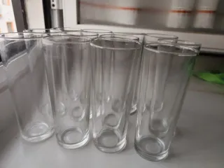 Vasos largos de cubata de cristal