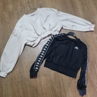 2 Felpe Zara e Kappa Taglia S