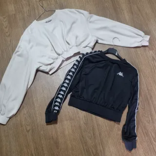 2 Felpe Zara e Kappa Taglia S