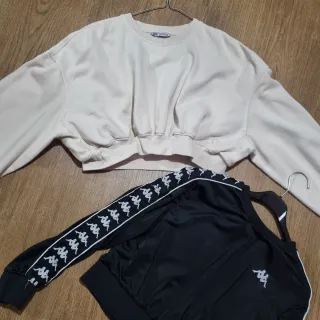 2 Felpe Zara e Kappa Taglia S