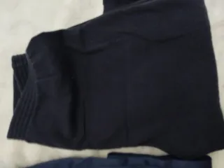 Pantalón chándal niño azul y negro