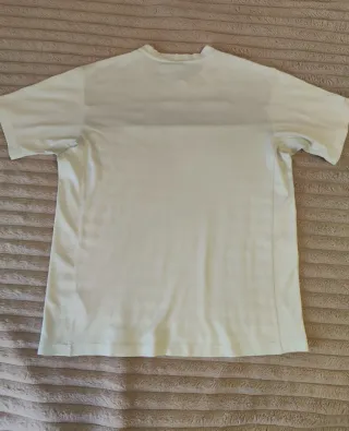 Camiseta Nike Y2K blanca franja roja