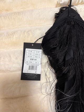 Vestido fiesta flecos estilo años 20