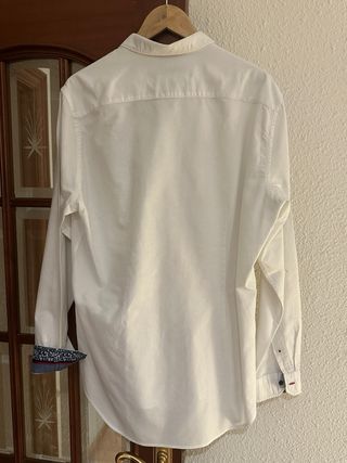 Camisa Zara Blanca Hombre Talla XL