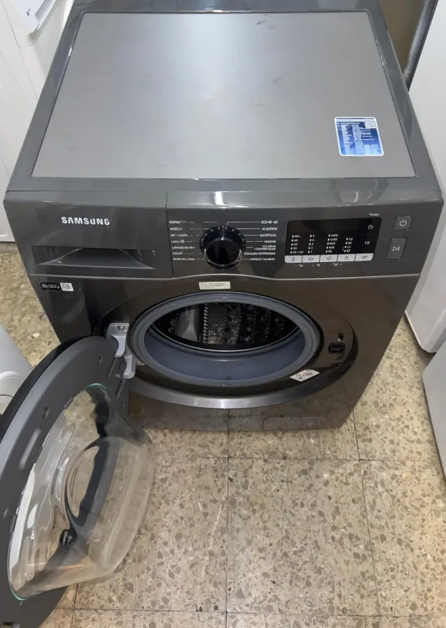 Lavadora Samsung Gris